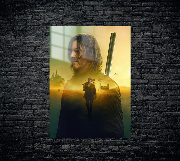 Walking Dead Metal Poster 1073