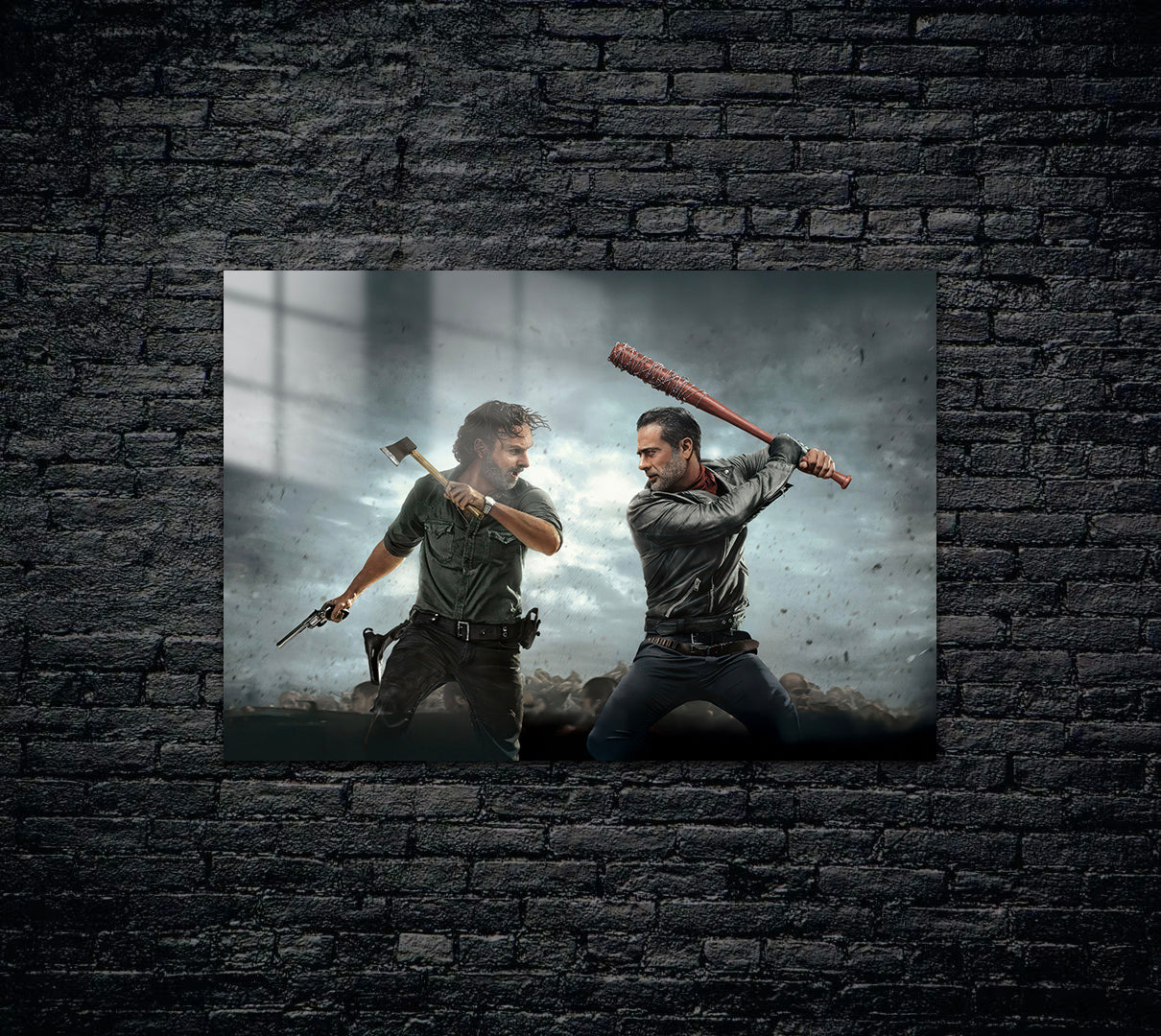 Walking Dead Metal Poster 1074