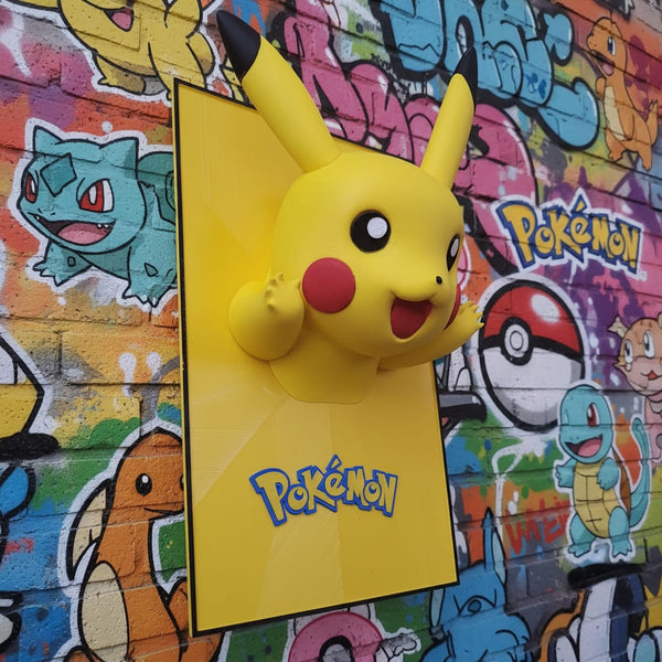 Pikachu 3 Boyutlu Figür Poster