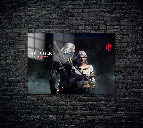 Witcher Geralt Ciri Metal Poster 948