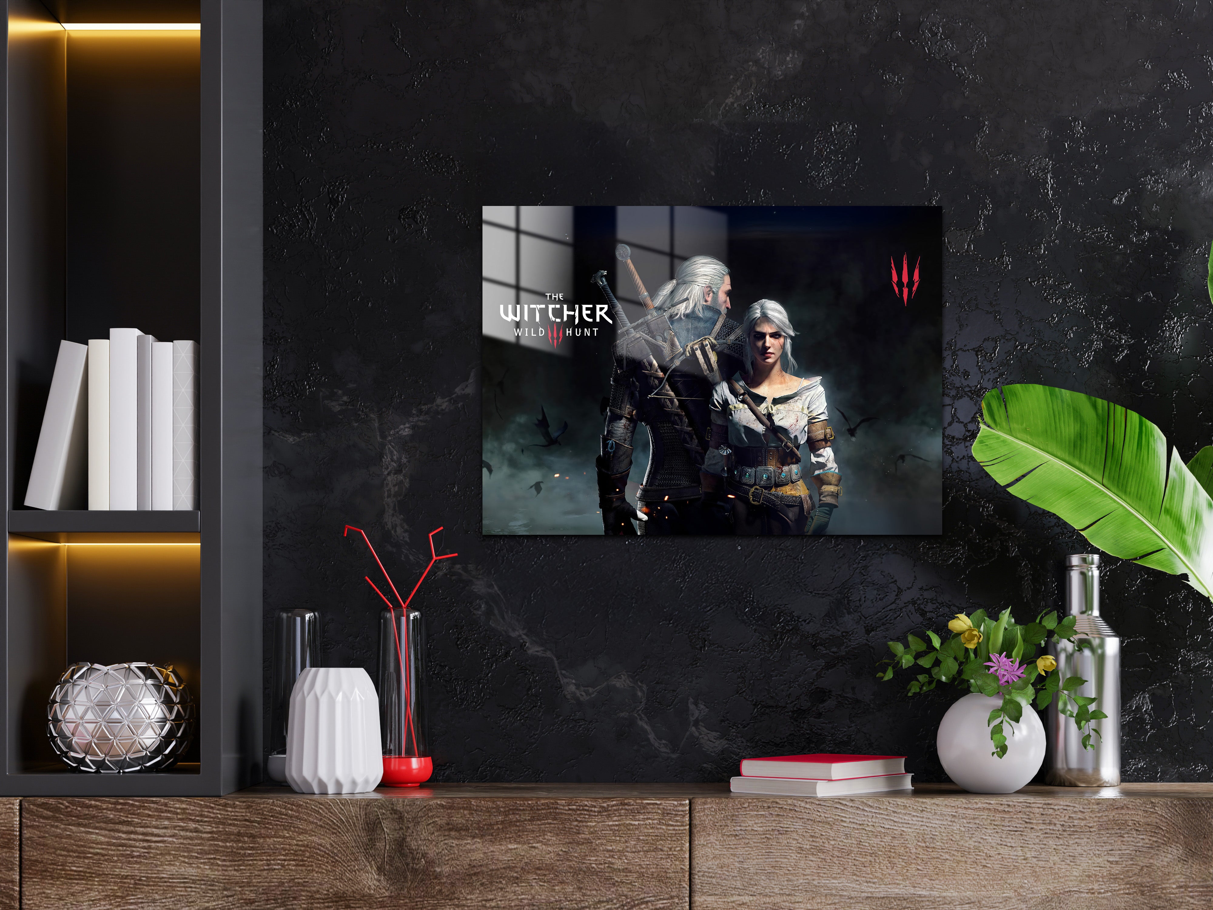 Witcher Geralt Ciri Metal Poster 948