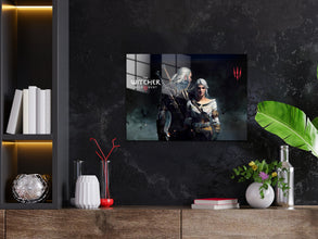 Witcher Geralt Ciri Metal Poster 948