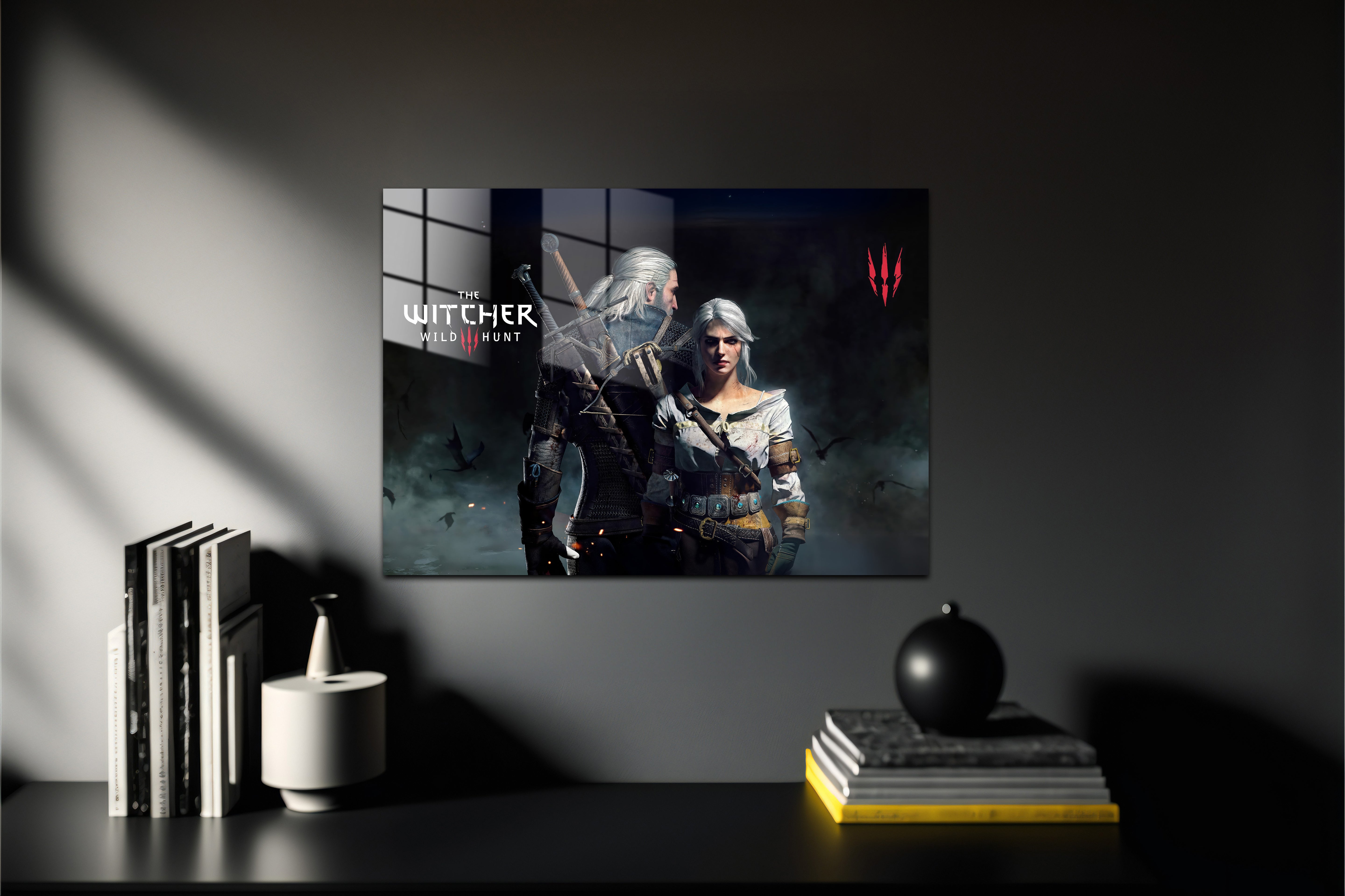 Witcher Geralt Ciri Metal Poster 948