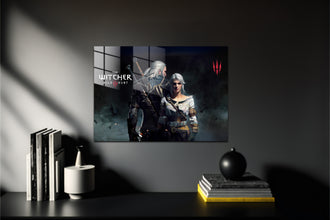 Witcher Geralt Ciri Metal Poster 948