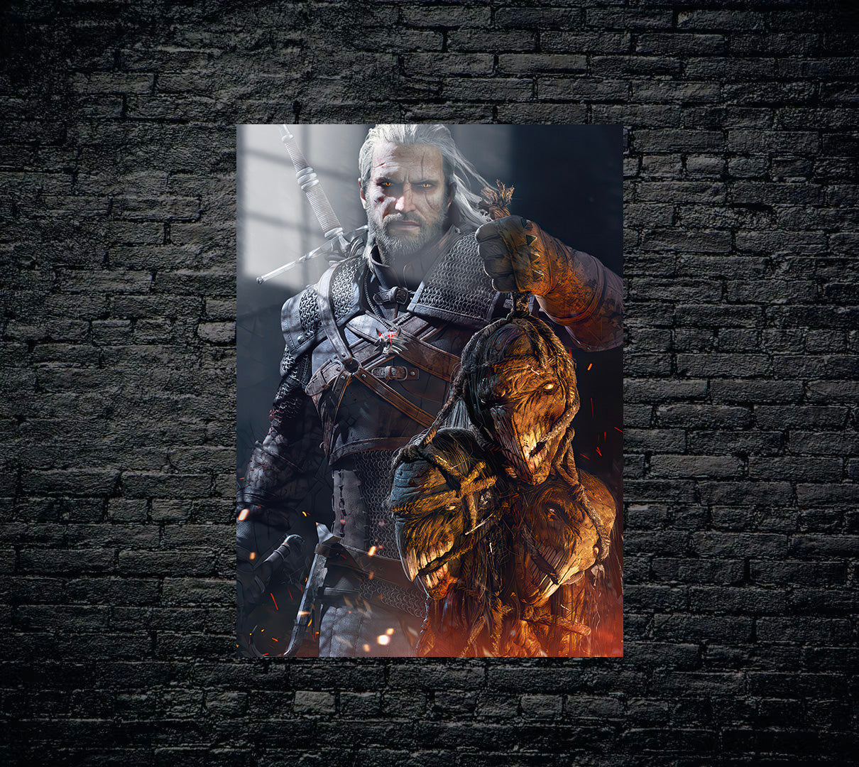 Witcher Geralt Metal Poster 952