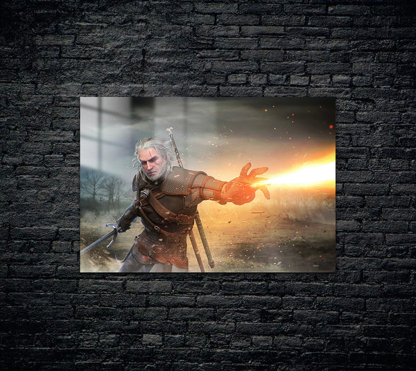 Witcher Geralt Metal Poster 947