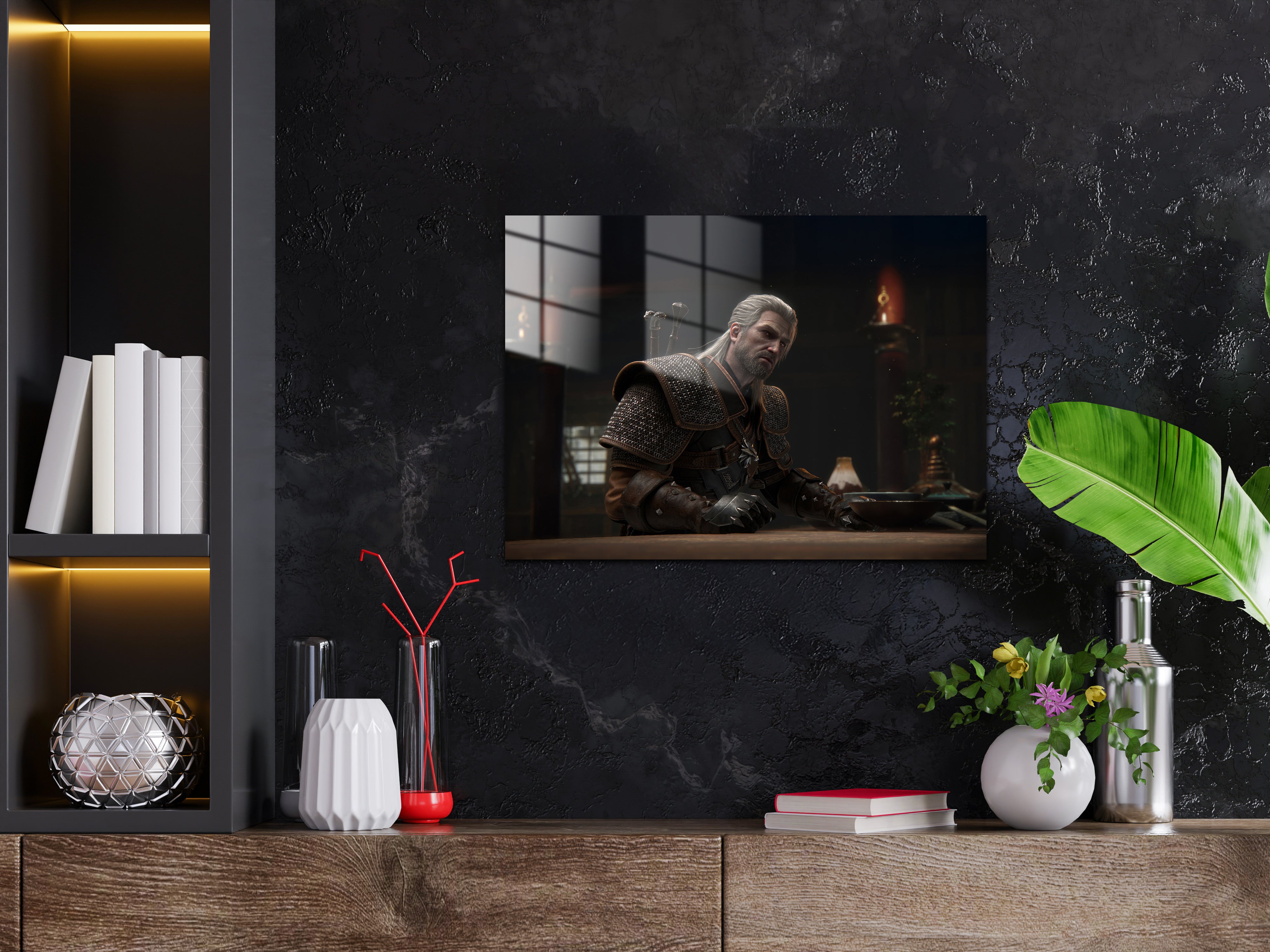 Witcher Geralt Metal Poster 1082