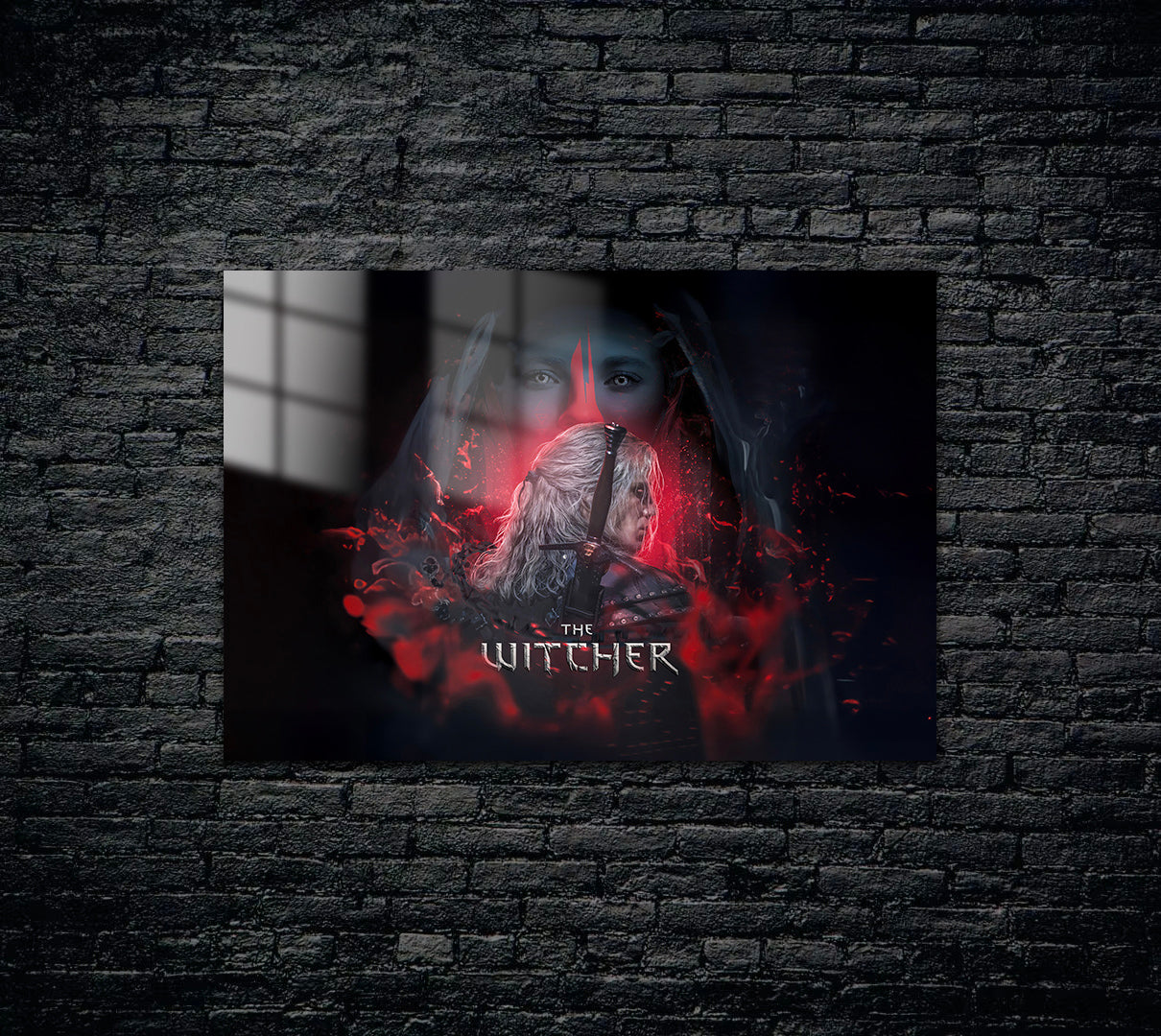 Witcher Geralt Metal Poster 1083