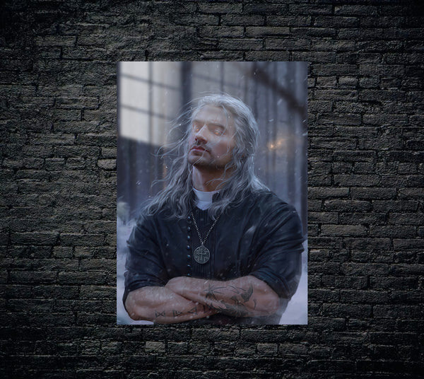 Witcher Geralt Metal Poster 1084