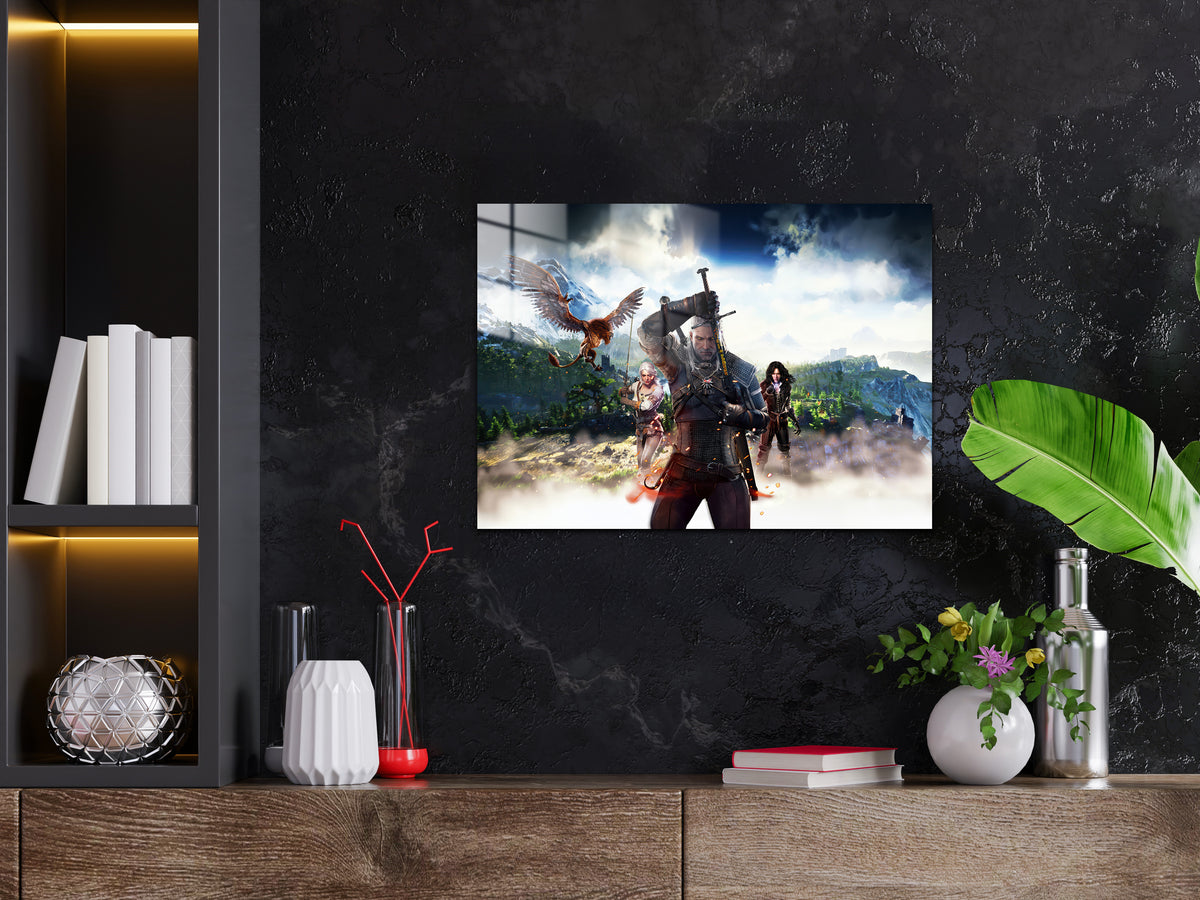 Witcher Geralt Ciri Yennefer Metal Poster 957