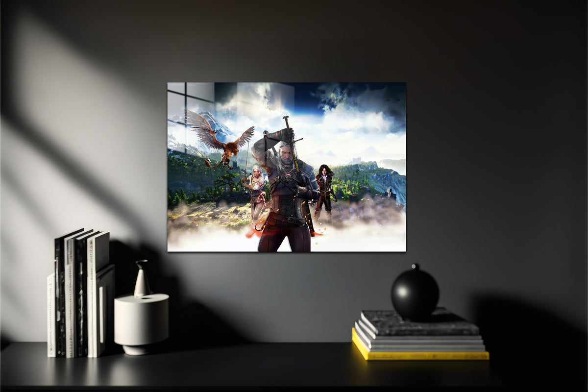 Witcher Geralt Ciri Yennefer Metal Poster 957