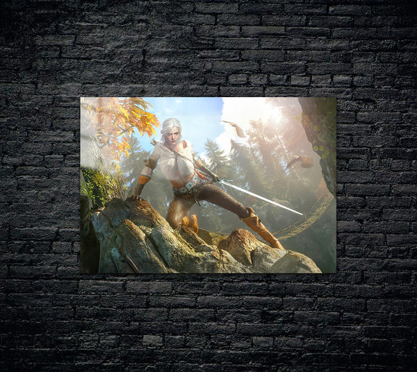 Witcher Ciri Metal Poster 958