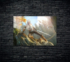 Witcher Ciri Metal Poster 958