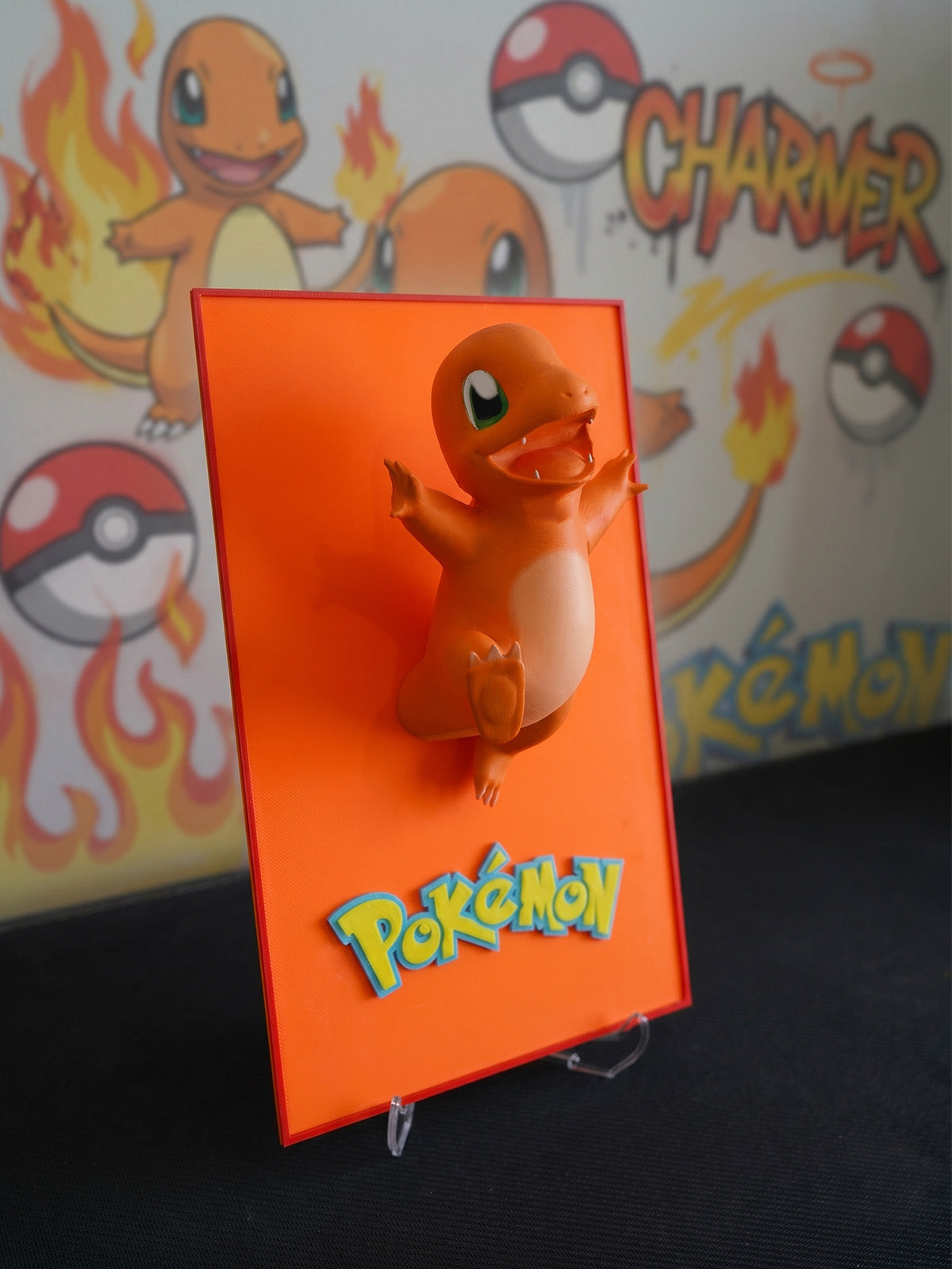 Charmander 3 Boyutlu Figür Poster