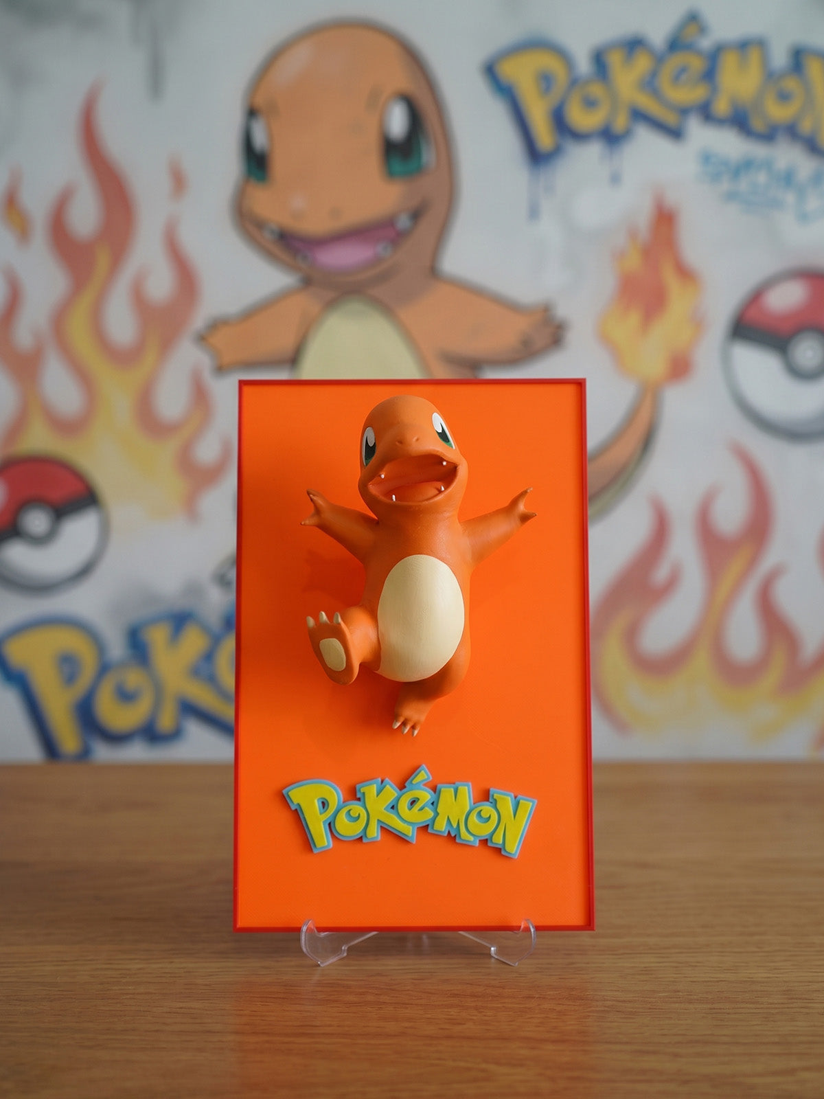 Charmander 3 Boyutlu Figür Poster