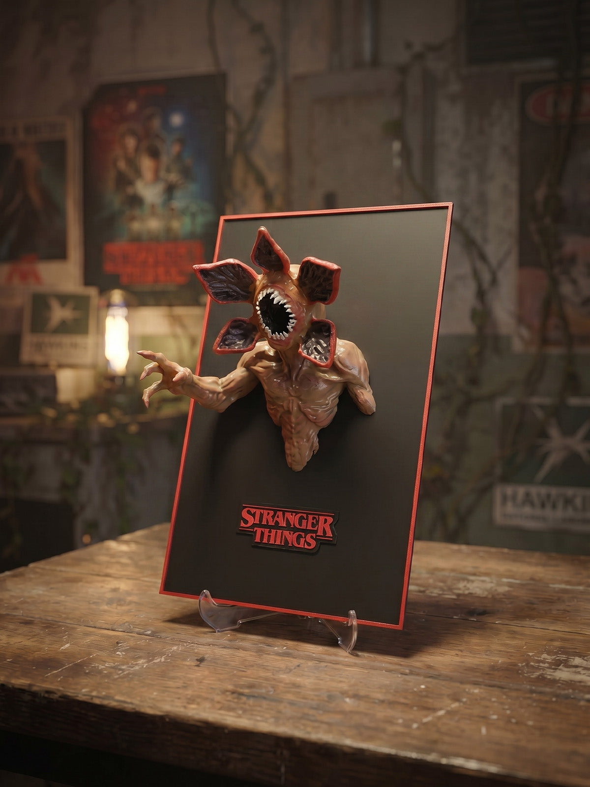 Demogorgon Stranger Things 3 Boyutlu Figür Poster