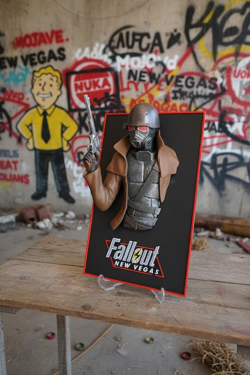 Fallout New Vegas 3 Boyutlu Figür Poster