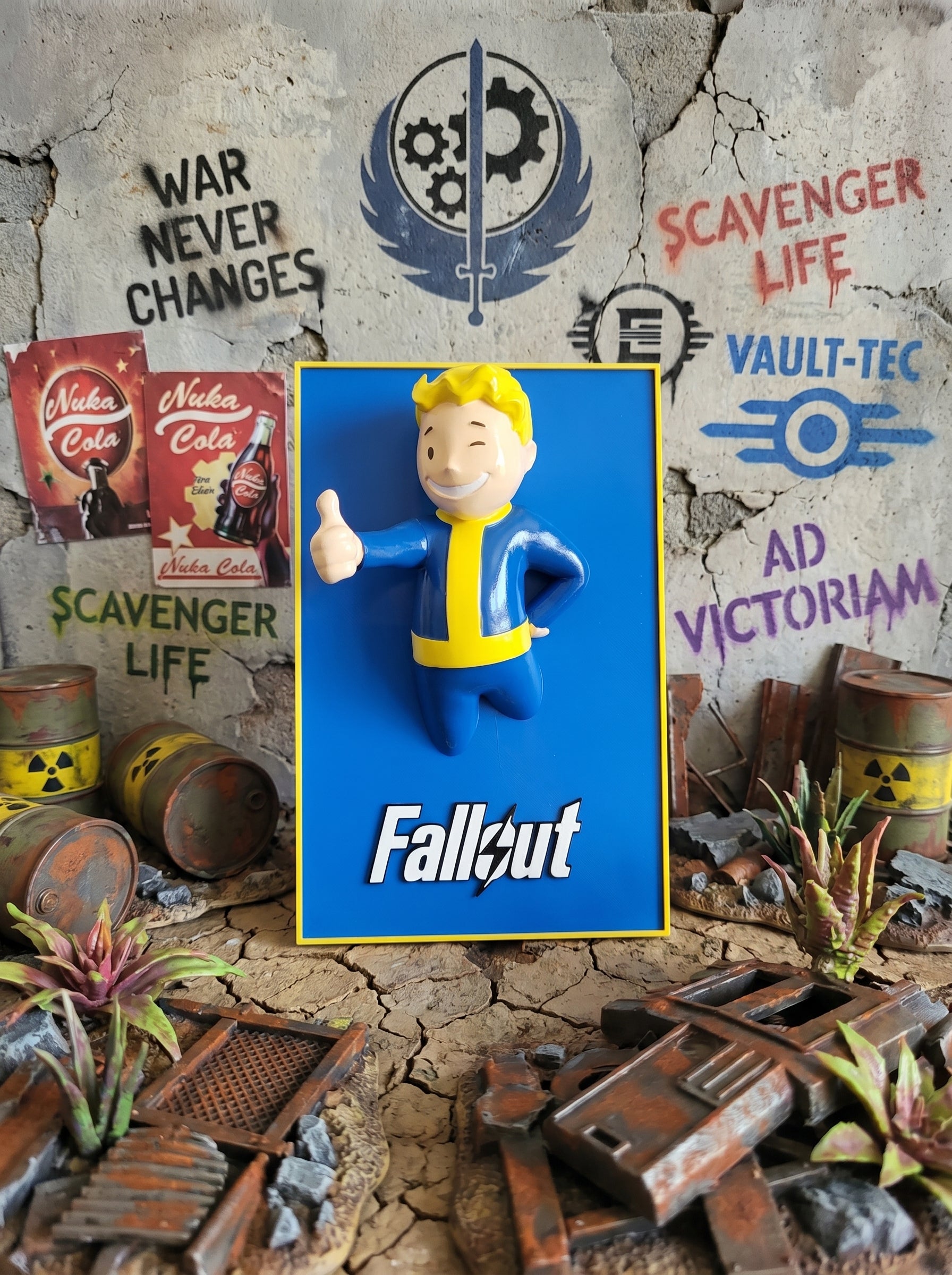 Fallout Vault Boy 3 Boyutlu Figür Poster