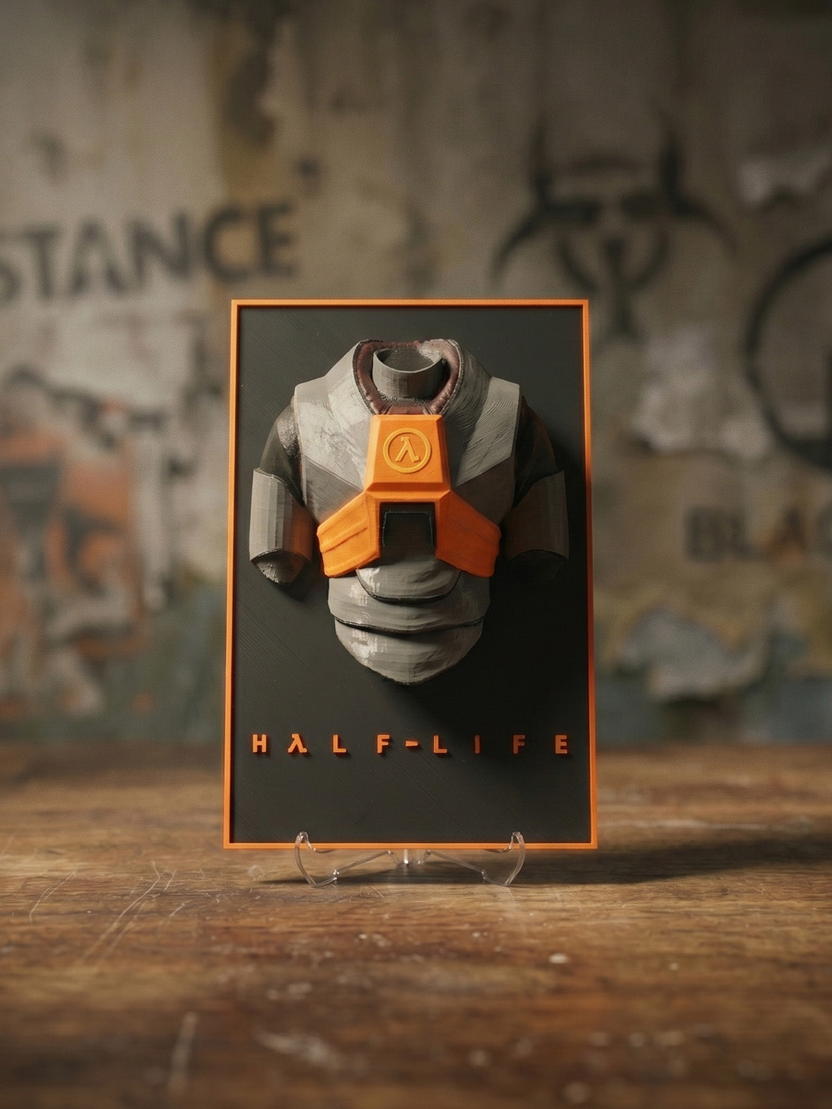Half Life HEV Suit 3 Boyutlu Figür Poster
