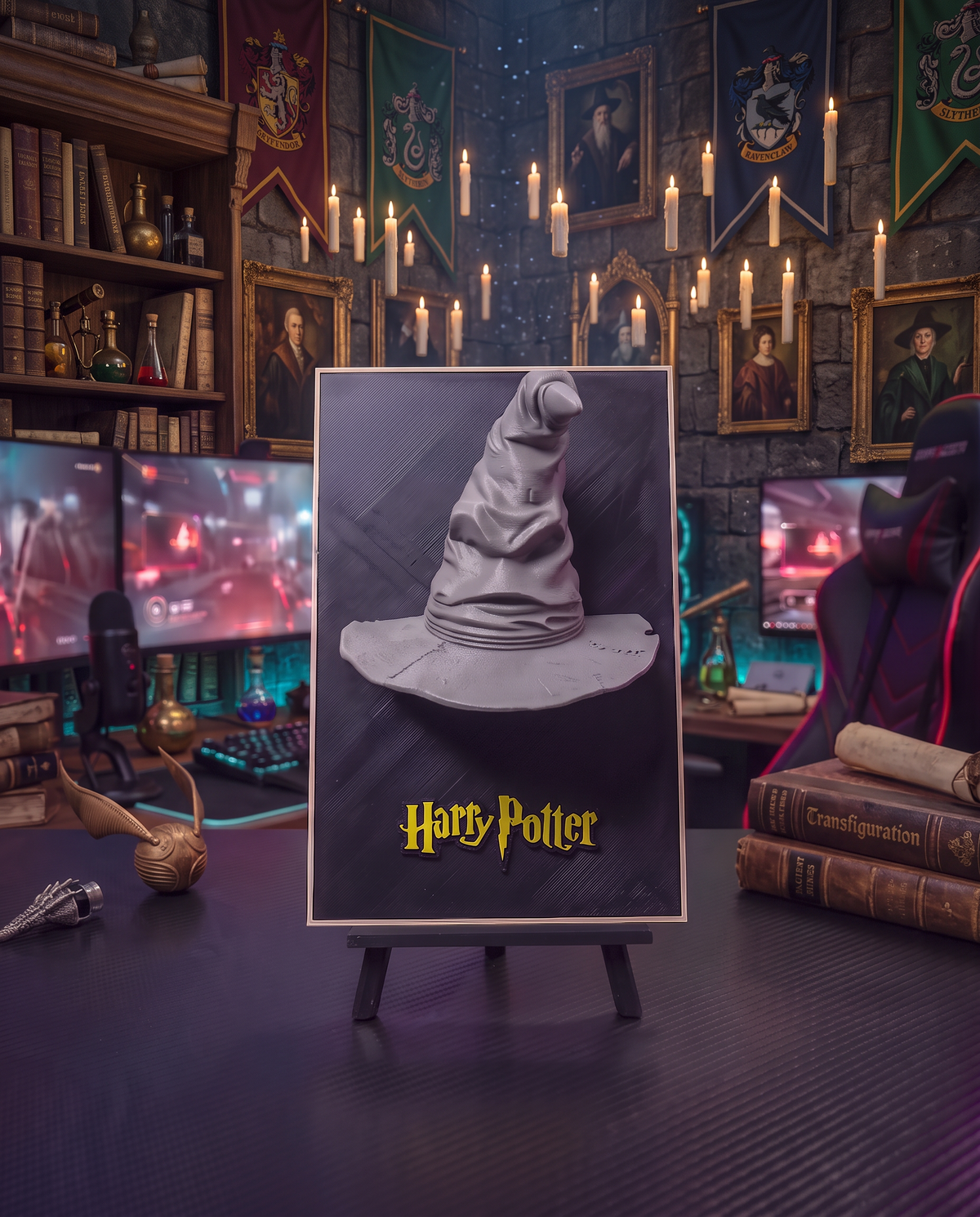 Harry Potter Seçmen Şapka 3 Boyutlu Figür Poster