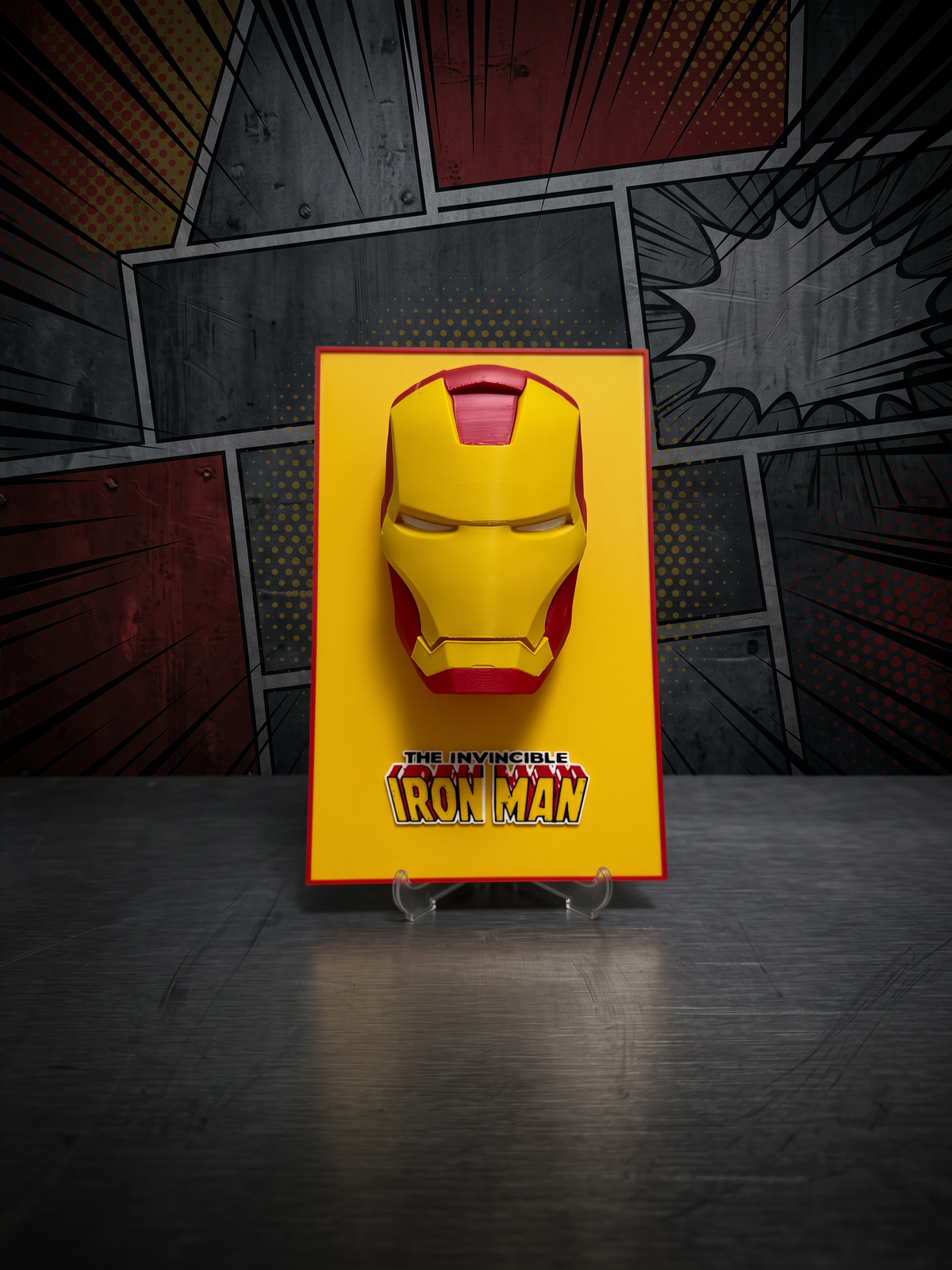 İron Man Maske Figür Poster