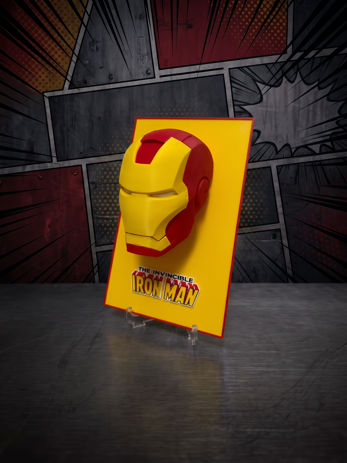 İron Man Maske Figür Poster