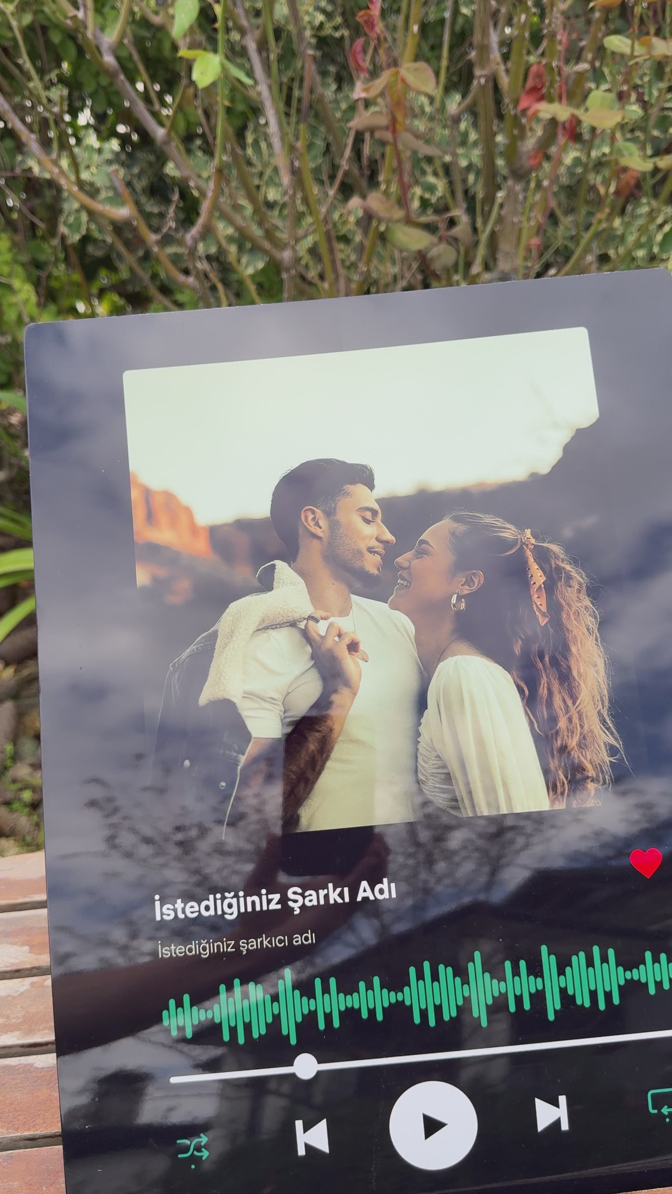 Spotify Kişiselleştirilebilir QR Metal Poster