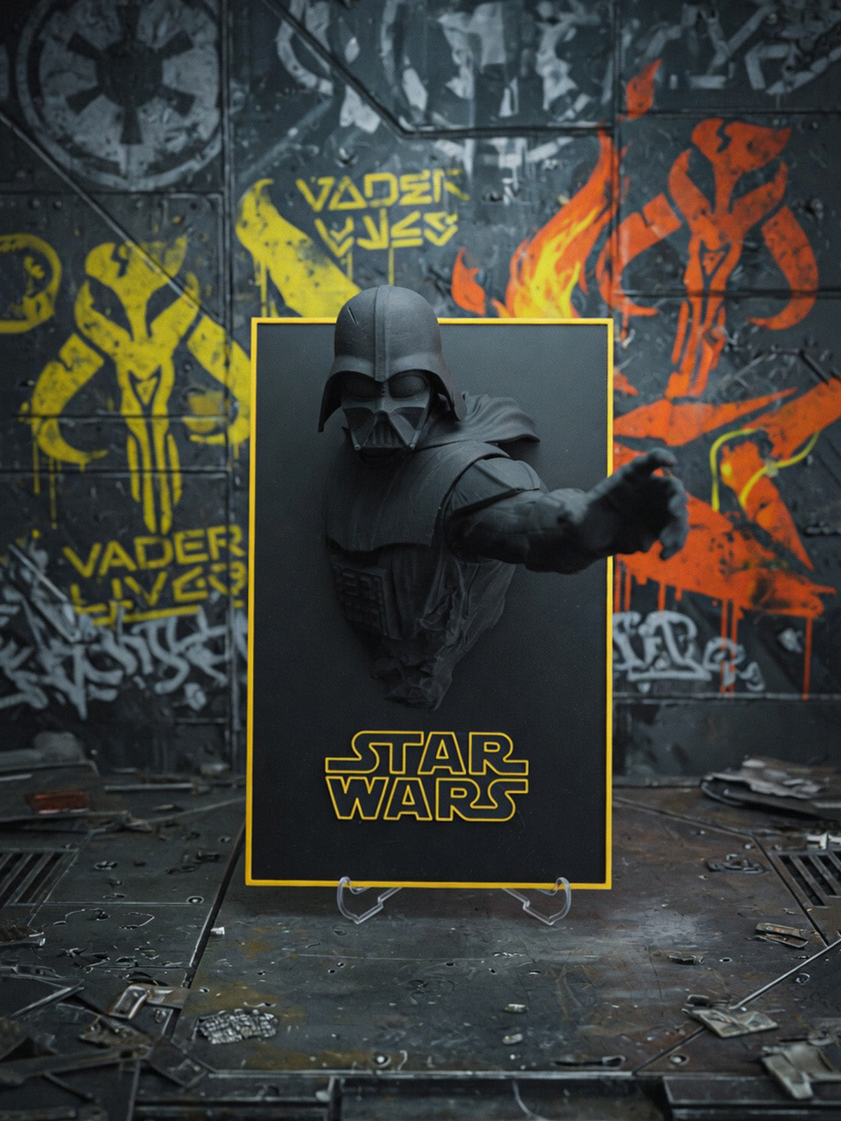 Star Wars Darth Vader 3 Boyutlu Figür Poster